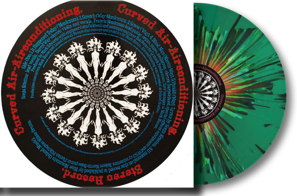 the album cover for Curved Air - Airconditioning - Limited Edition [Colored Vinyl] (Grn)