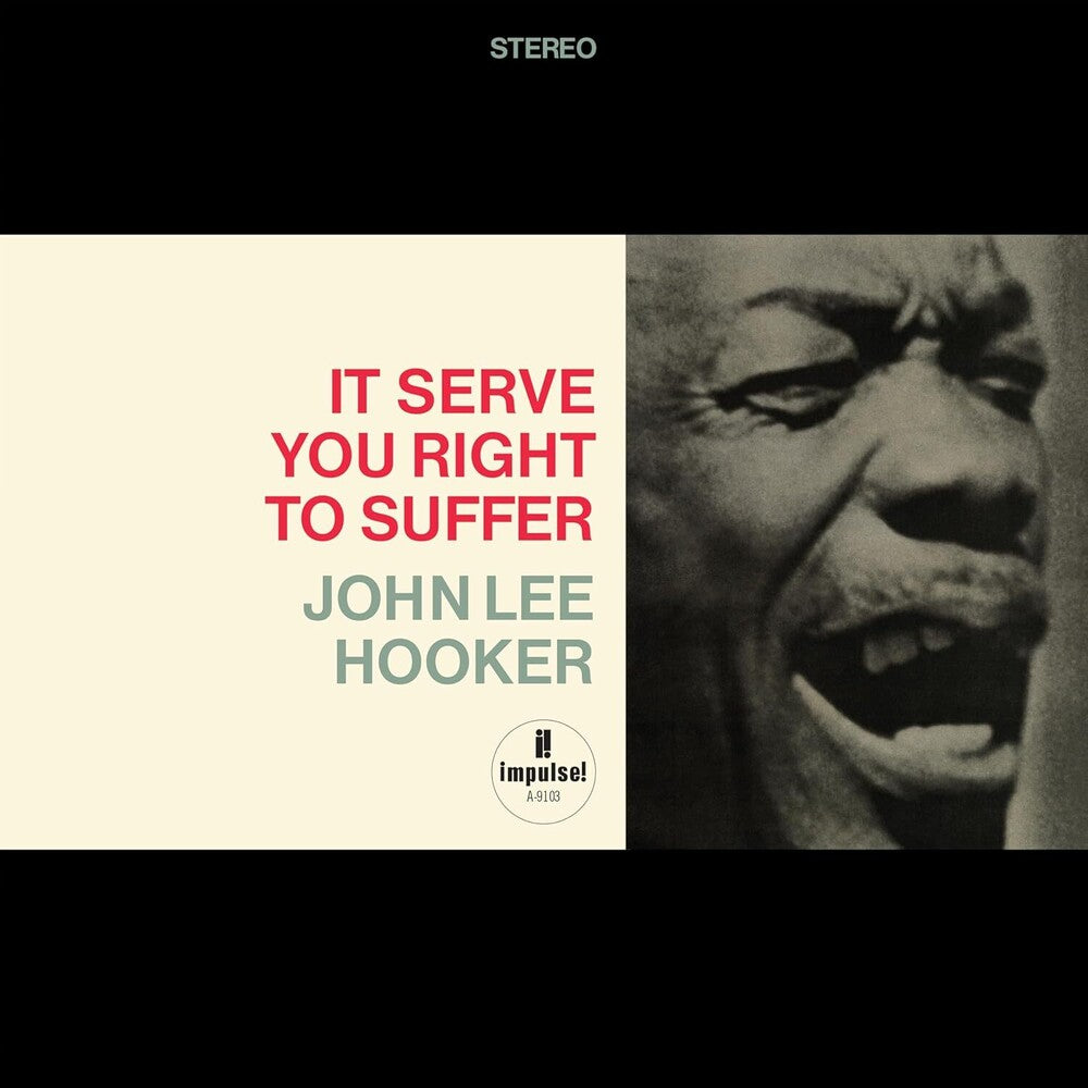 the album cover for John Hooker  Lee - It Serve You Right To Suffer (Acoustic Sounds Ser)