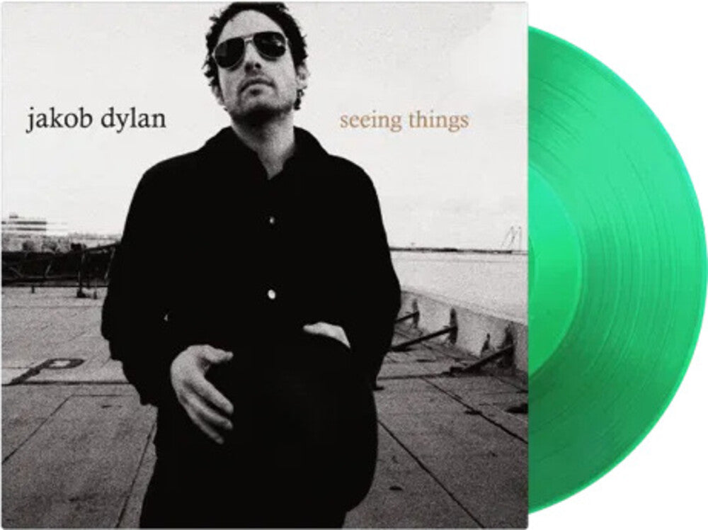 the album cover for Jakob Dylan - Seeing Things [Colored Vinyl] (Grn) [Limited Edition] [180 Gram] (Hol)
