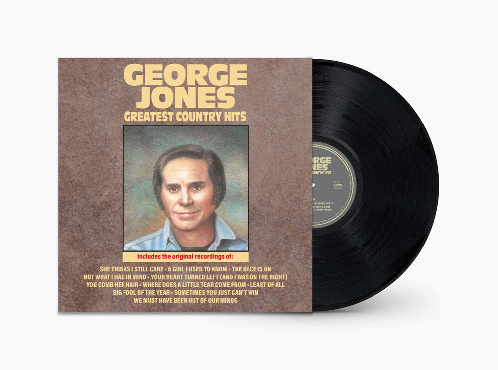 the album cover for George Jones - Greatest Country Hits