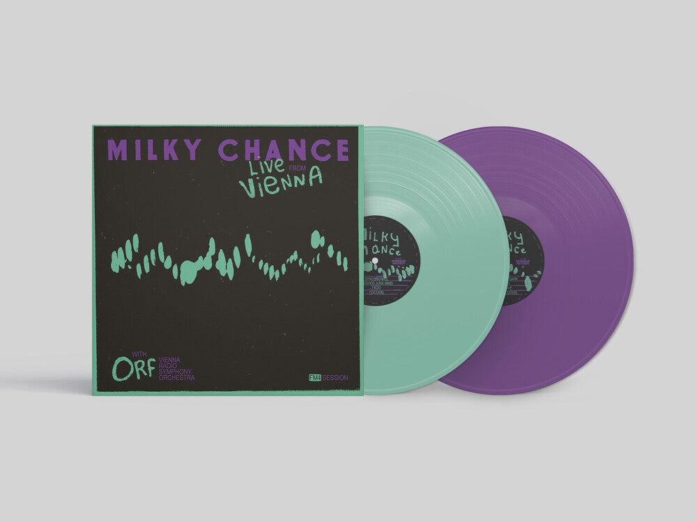 the album cover for Milky Chance - Live From Vienna (Fm4 Session) [Colored Vinyl] (Grn) (Purp)