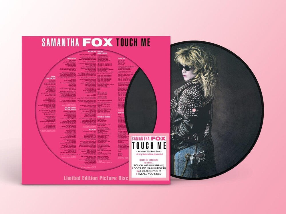the album cover for Samantha Fox - Touch Me (Pict) (Uk)