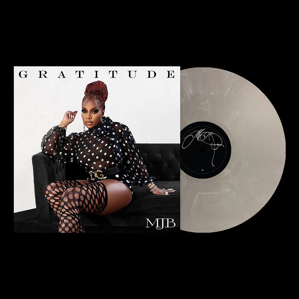 the album cover for Mary Blige  J - Gratitude [Silver Vinyl]