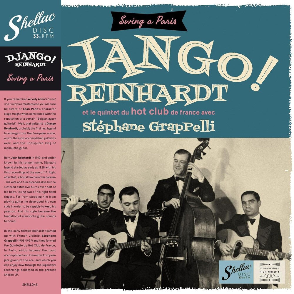 the album cover for Django Reindhardt - Et Le Quintet Du Hot Club De France Avec Stephane