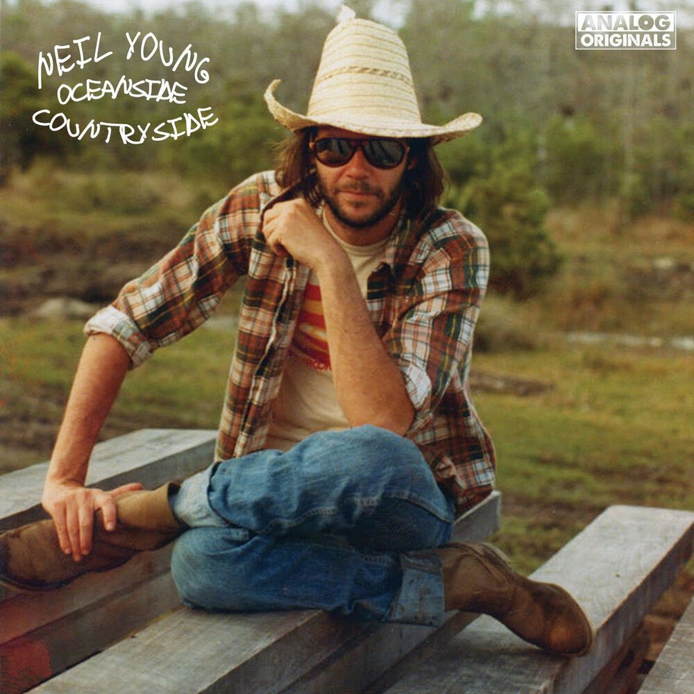 the album cover for Neil Young - Oceanside Countryside [Indie Exclusive Recycled Clear Vinyl]