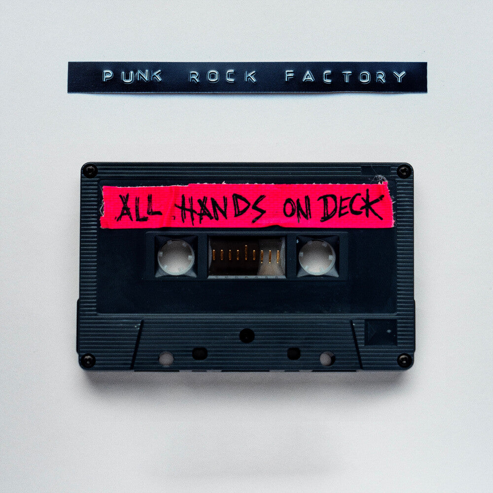 the album cover for Punk Rock Factory - All Hands on Deck [LP Black pink splatter]