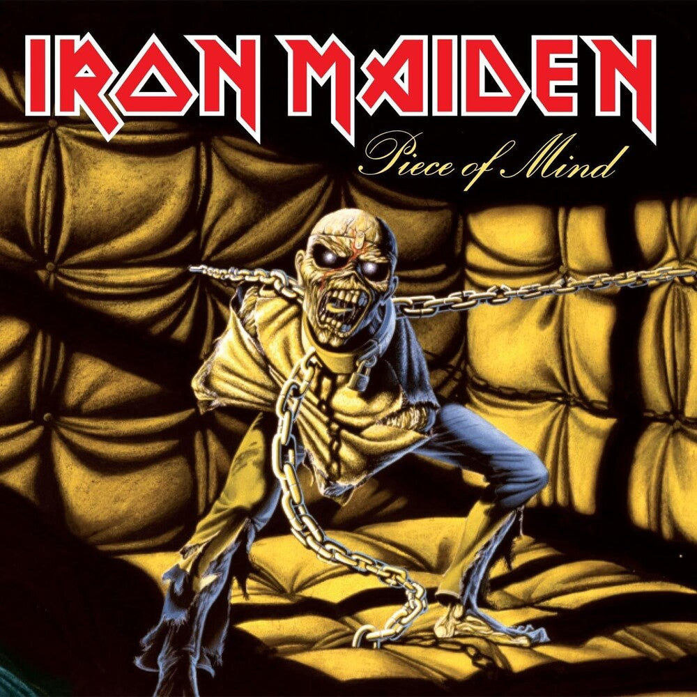 the album cover for Iron Maiden - Piece Of Mind [2015 Remaster] [180 Gram] [Remastered]