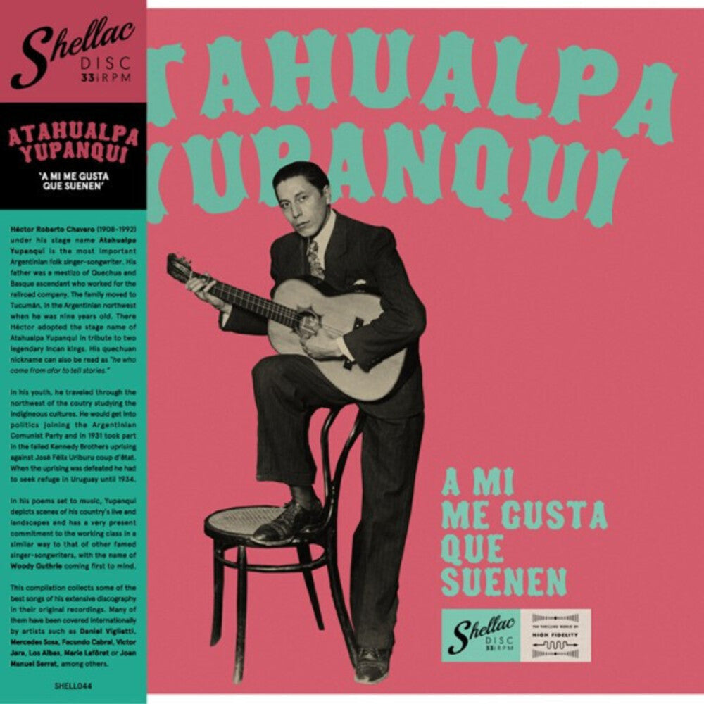 the album cover for Atahualpa Yupanqui - A Mi Me Gusta Que Suenen (Spa)