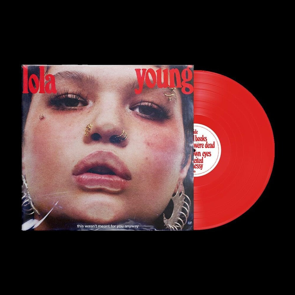the album cover for Lola Young - This Wasn't Meant For You Anyway [Red]