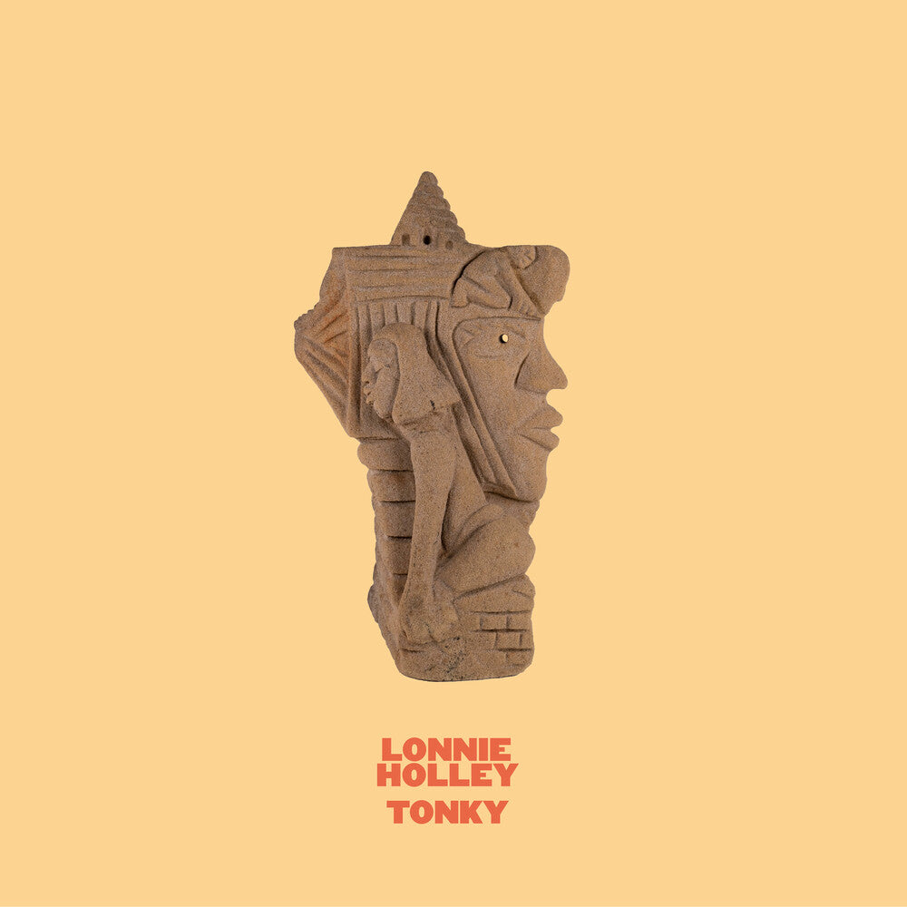 the album cover for Lonnie Holley - Tonky - Red [Colored Vinyl] (Red)