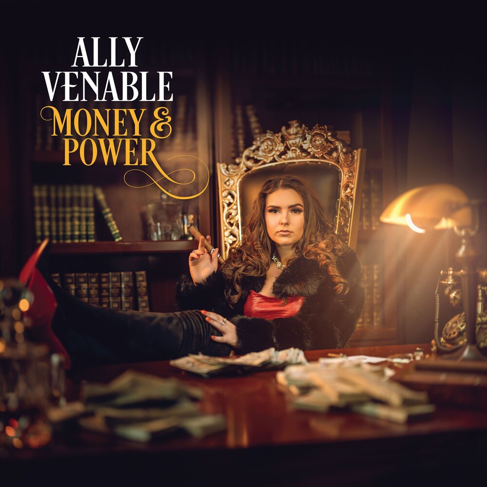 the album cover for Ally Venable - Money & Power