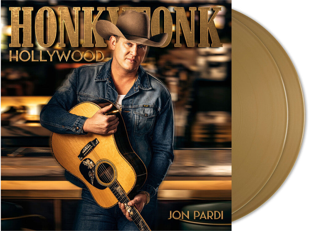 the album cover for Jon Pardi - Honkytonk Hollywood [Gold 2LP]