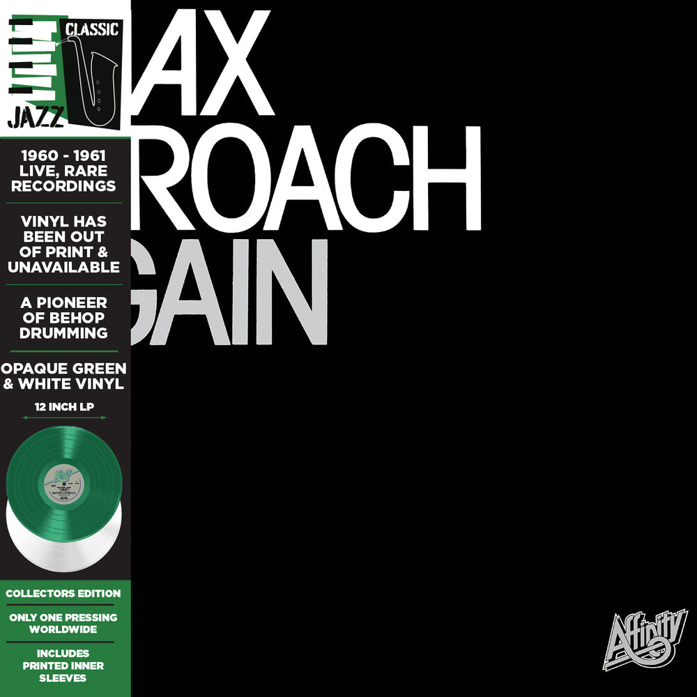 the album cover for Max Roach - Again [Colored Vinyl] [Deluxe] (Grn) [Limited Edition] (Wht) [Remastered] [Reissue]