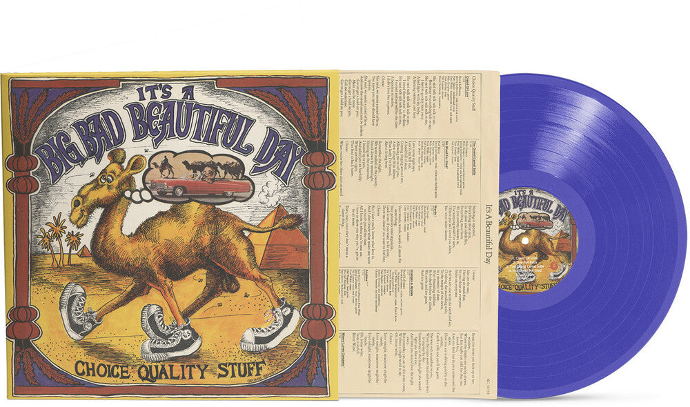 the album cover for It's A Beautiful Day - Choice Quality Stuff/Anytime - Purple [Colored Vinyl] [180 Gram]