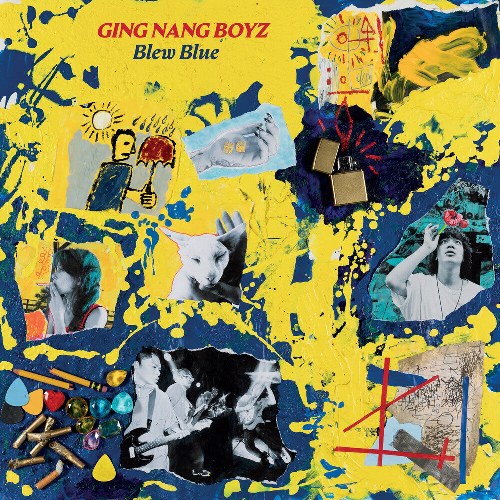 the album cover for Ging Nang Boyz - Blew Blue