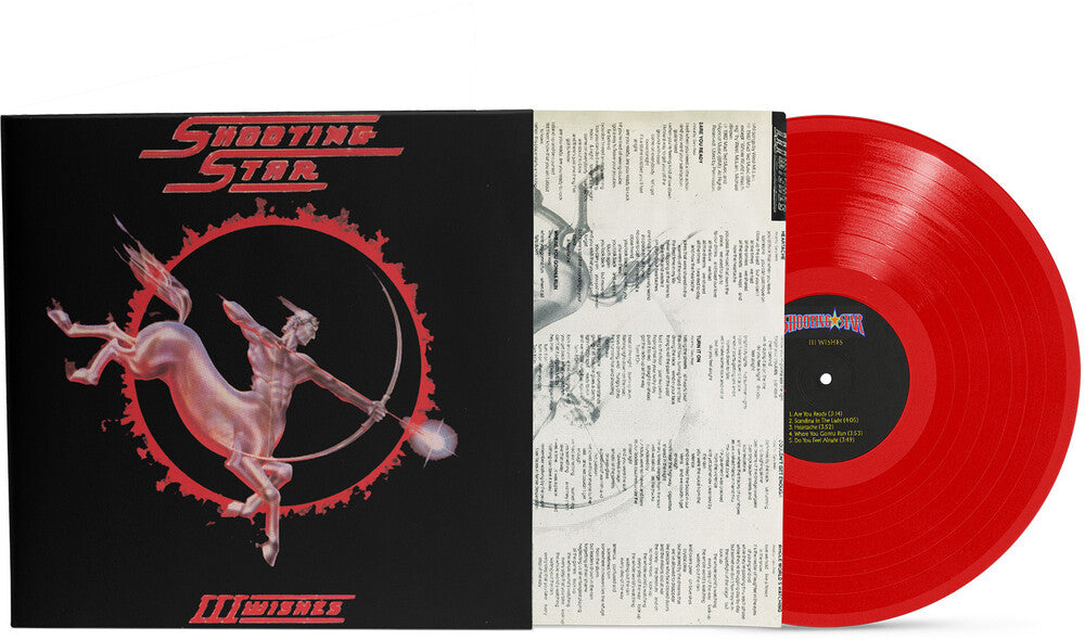 the album cover for Shooting Star - Iii Wishes - Red [Colored Vinyl] [180 Gram] (Red) [Reissue]