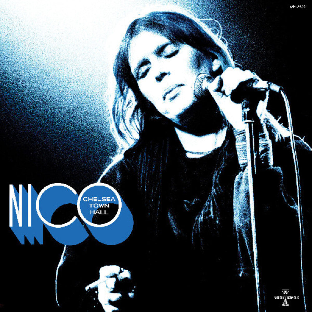 the album cover for Nico - Chelsea Town Hall (Blue) [Colored Vinyl]