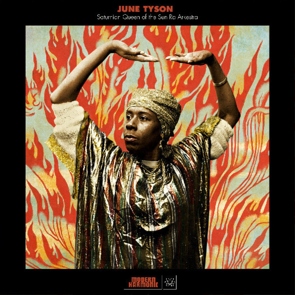 the album cover for June Tyson - Saturnian Queen Of The Sun Ra Arkestra [Colored Vinyl]