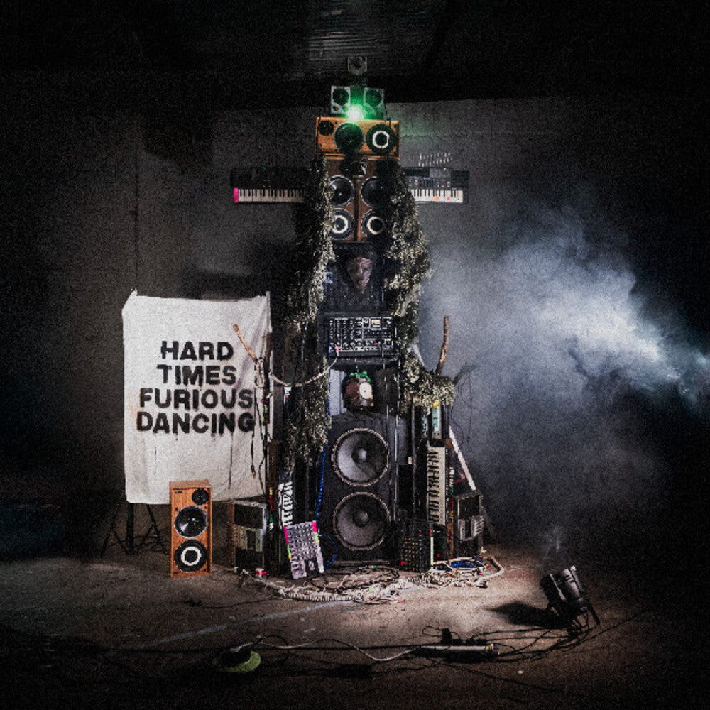 the album cover for Snapped Ankles - Hard Times Furious Dancing [Colored Vinyl] (Grn) [Indie Exclusive]