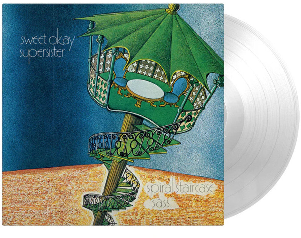 the album cover for Supersister - Spiral Staircase Sass [Clear Vinyl] [Limited Edition] [180 Gram] (Hol)