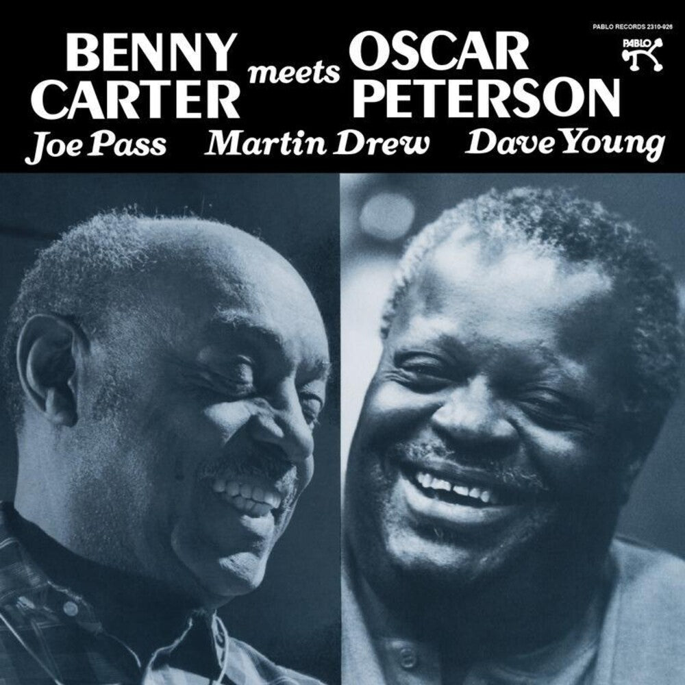 the album cover for Benny Carter  / Peterson,Oscar - Benny Carter Meets Oscar Peterson (Gate) [180 Gram]