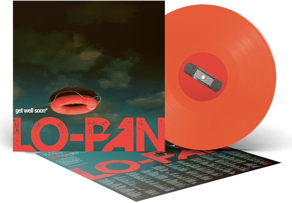 the album cover for Lo-Pan - Get Well Soon - Neon Orange