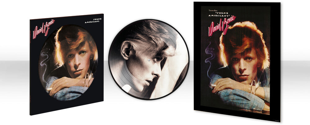 the album cover for David Bowie - Young Americans (Pict) (Aniv)