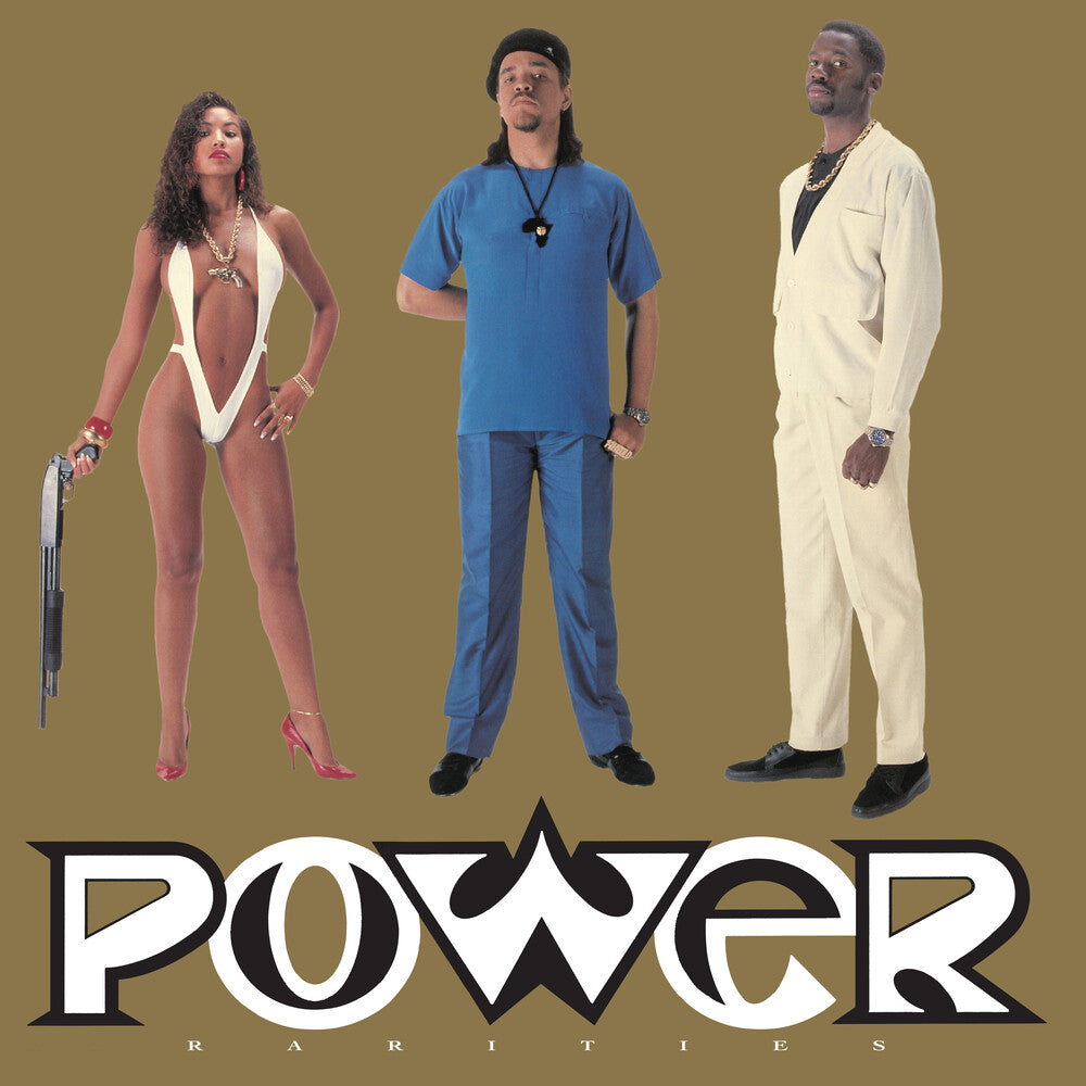 the album cover for Ice-T - Power Rarities (Blk) [Colored Vinyl] [Record Store Day] (Wht) (Spla)