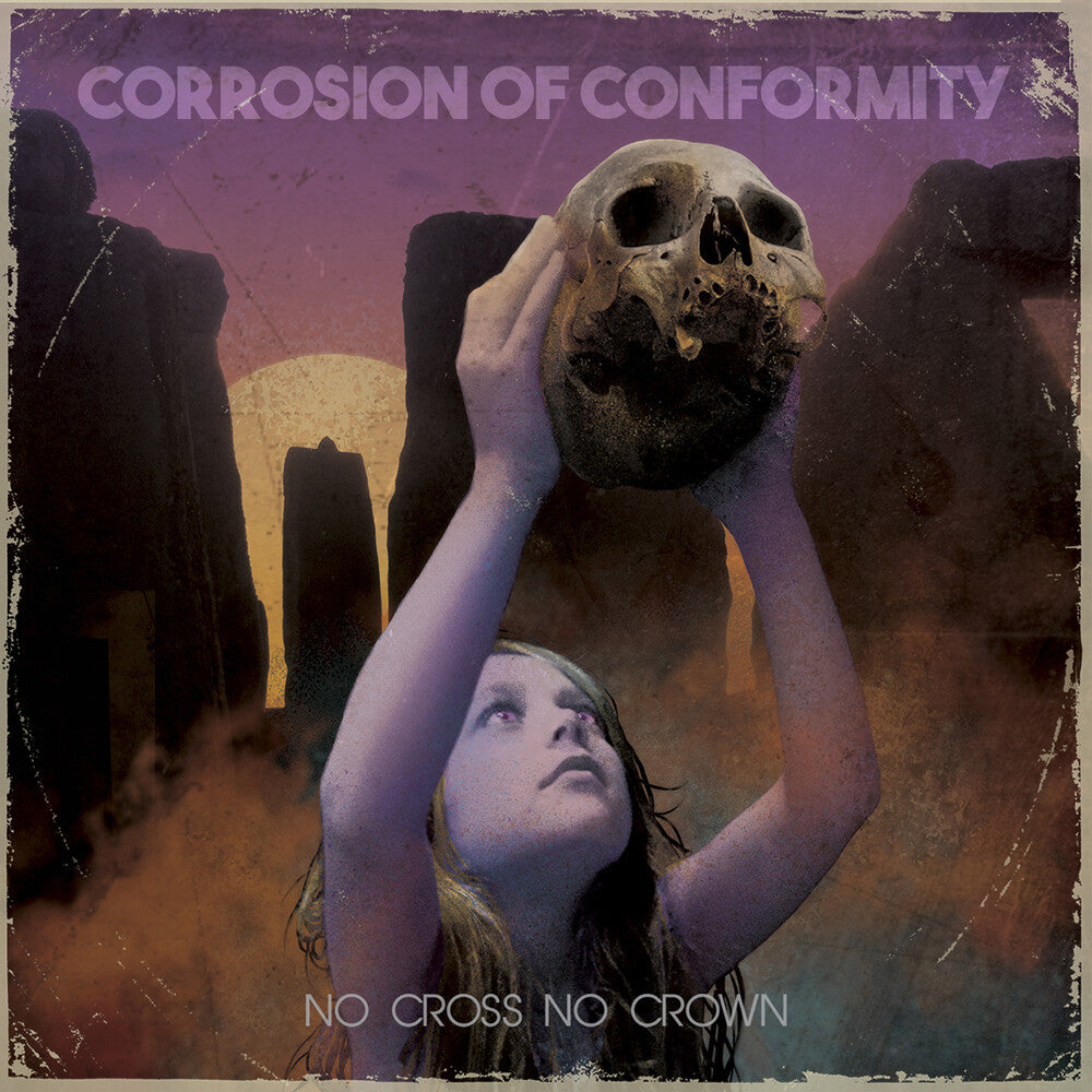 the album cover for Corrosion Of Conformity - No Cross No Crown - Trans Violet [Colored Vinyl] (Gate)