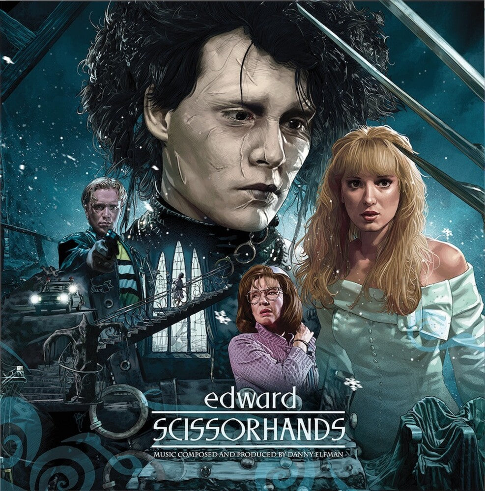 the album cover for Danny Elfman  (Colv) (Gate) (Ogv) - Edward Scissorhands - O.S.T. [Colored Vinyl] (Gate) [180 Gram]