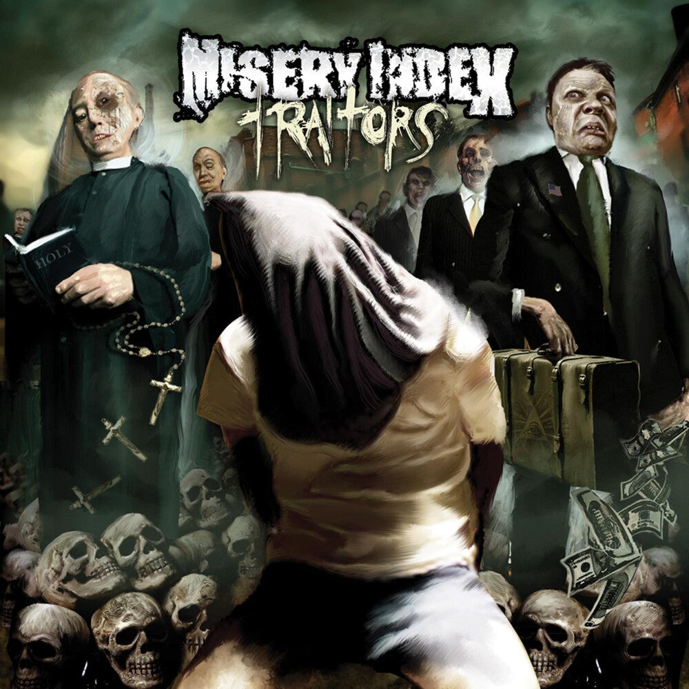 the album cover for Misery Index - Traitors - [LP Custom Marble Edition]