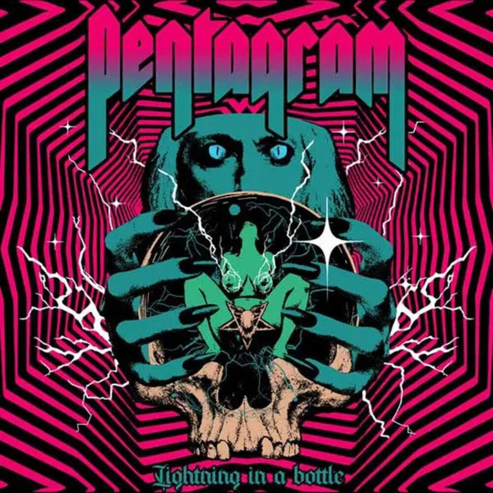 the album cover for Pentagram - Lightning In A Bottle (Uk)
