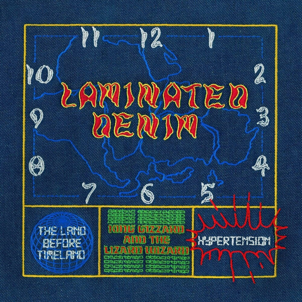 the album cover for King Gizzard & The Lizard Wizard - Laminated Denim