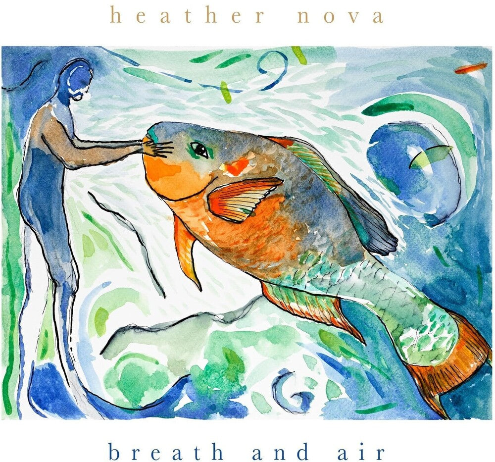 the album cover for Heather Nova - Breath & Air - Green Vinyl [Colored Vinyl] (Grn) (Hol)