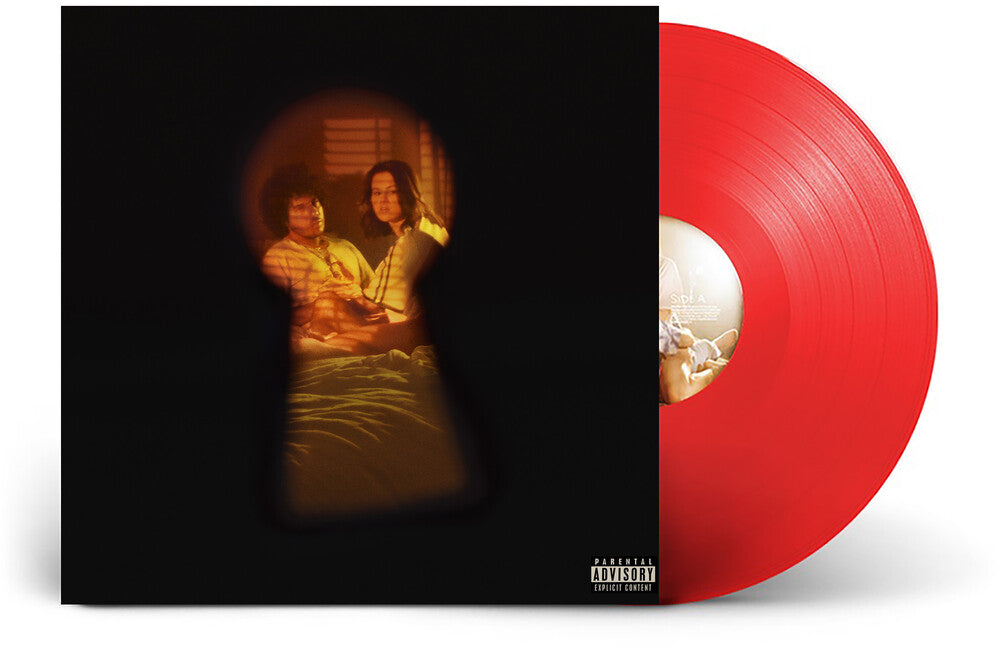the album cover for Selena Gomez &amp; Benny Blanco - I Said I Love You First [Candy Cane Red LP]