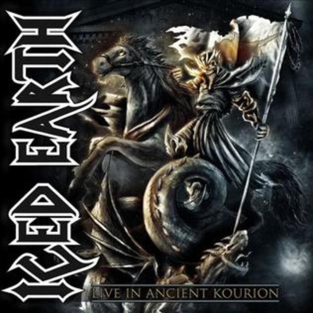 the album cover for Iced Earth - Live In Ancient Kourion [Colored Vinyl] (Gate) (Gol) (Uk)