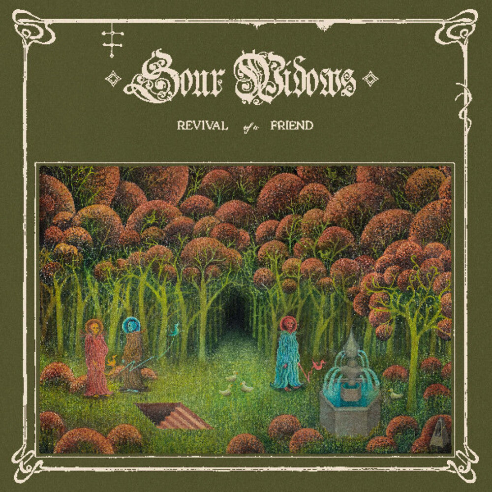 the album cover for Sour Widows - Revival Of A Friend (Blk) [Colored Vinyl] (Purp) (Red)