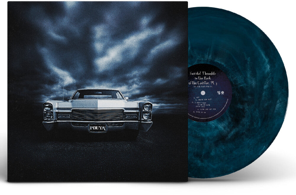 the album cover for Pouya - Suicidal Thoughts In The Back Of The Cadillac Pt.3