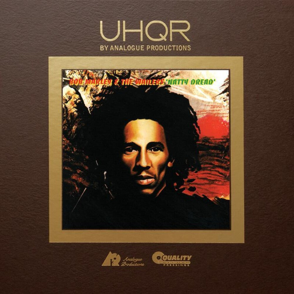 the album cover for Bob & the Wailers Marley - Natty Dread (lp Box/33 1/3 Rpm/180g/clarity Vinyl)