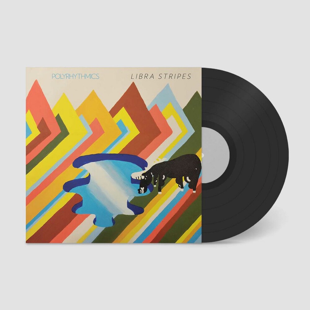 the album cover for Polyrhythmics - Libra Stripes - Blue (Blue) [Colored Vinyl]