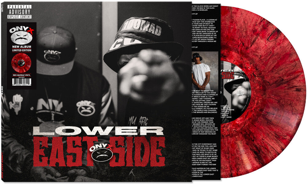 the album cover for Onyx - Lower East Side [Colored Vinyl] [Limited Edition] (Red)