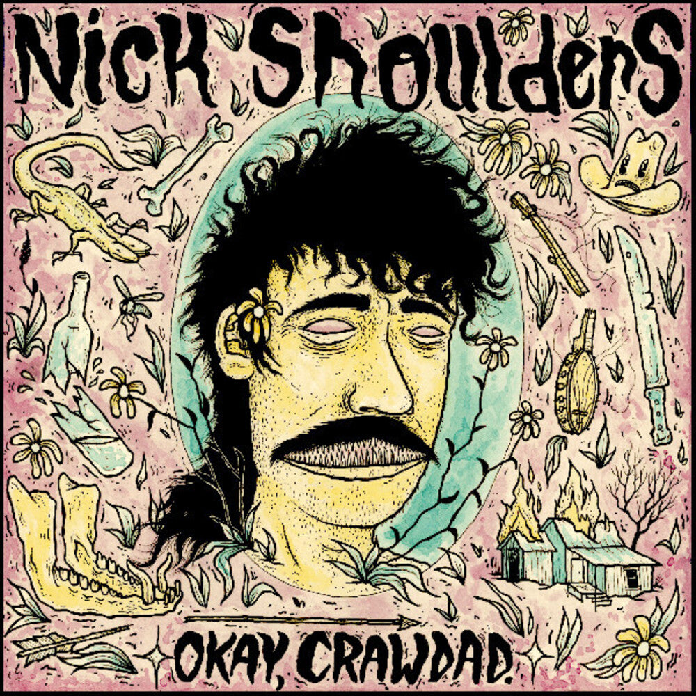 the album cover for Nick Shoulders - Okay Crawdad [Colored Vinyl] (Viol)