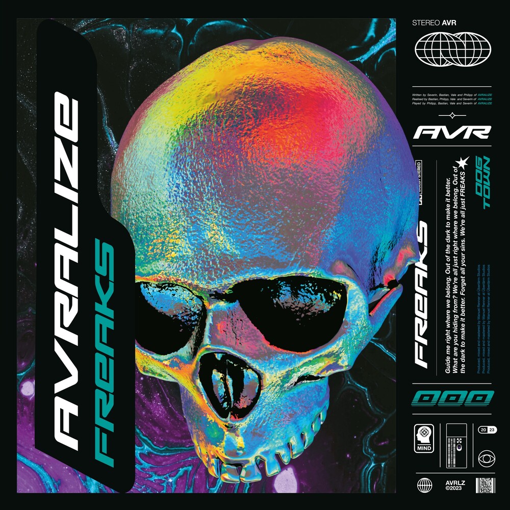 the album cover for Avralize - Freaks [Clear Vinyl] [Limited Edition] (Viol) (Wht)