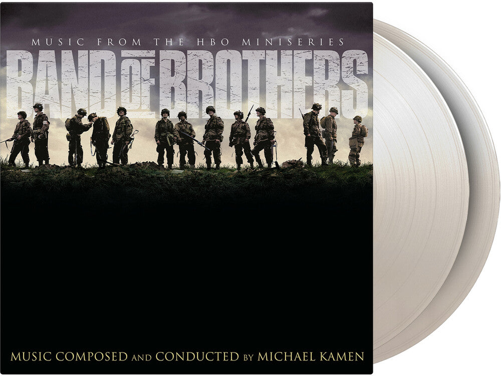 the album cover for Michael Kamen  (Colv) (Ltd) (Ogv) (Wht) - Band Of Brothers - O.S.T. [Colored Vinyl] [Limited Edition] [180 Gram] (Wht)