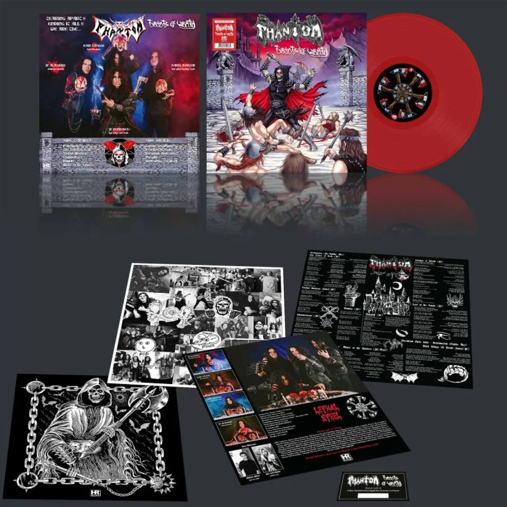 the album cover for Phantom - Tyrants Of Wrath - Red [Colored Vinyl] (Red) [Download Included]