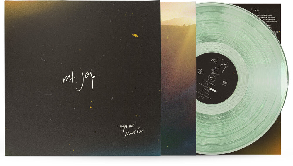 the album cover for Mt. Joy - Hope We Have Fun [Indie Exclusive 180g Coke Bottle Clear LP]