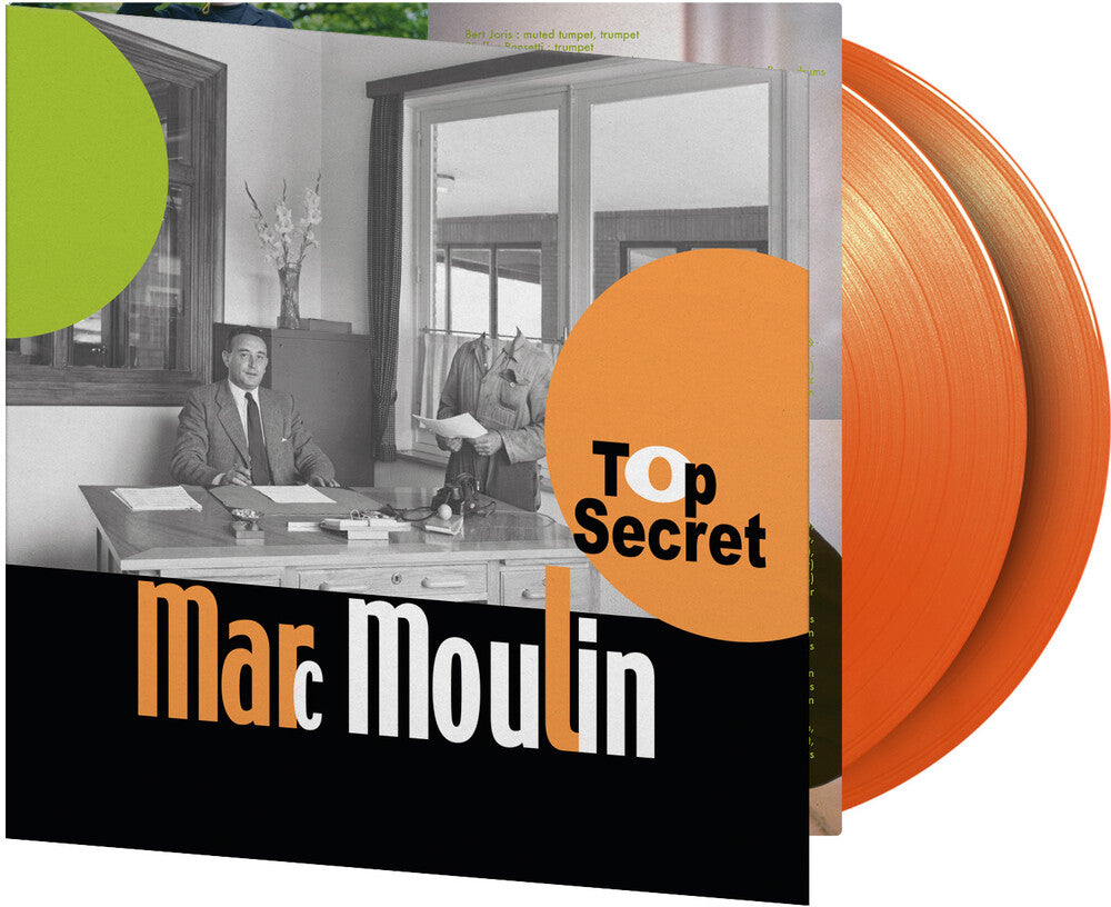 the album cover for Marc Moulin - Top Secret [Colored Vinyl] (Gate) [Limited Edition] [180 Gram] (Org) (Exp)