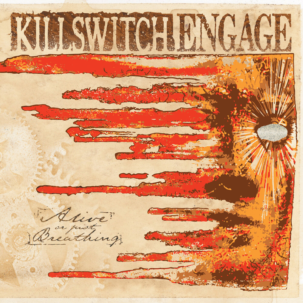 the album cover for Killswitch Engage - Alive Or Just Breathing