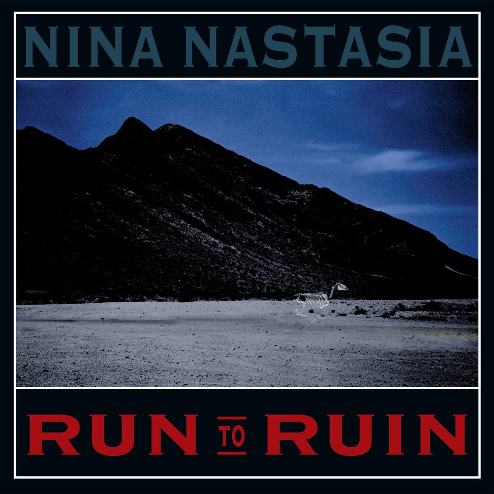 the album cover for Nina Nastasia - Run To Ruin (Blue) [Colored Vinyl]