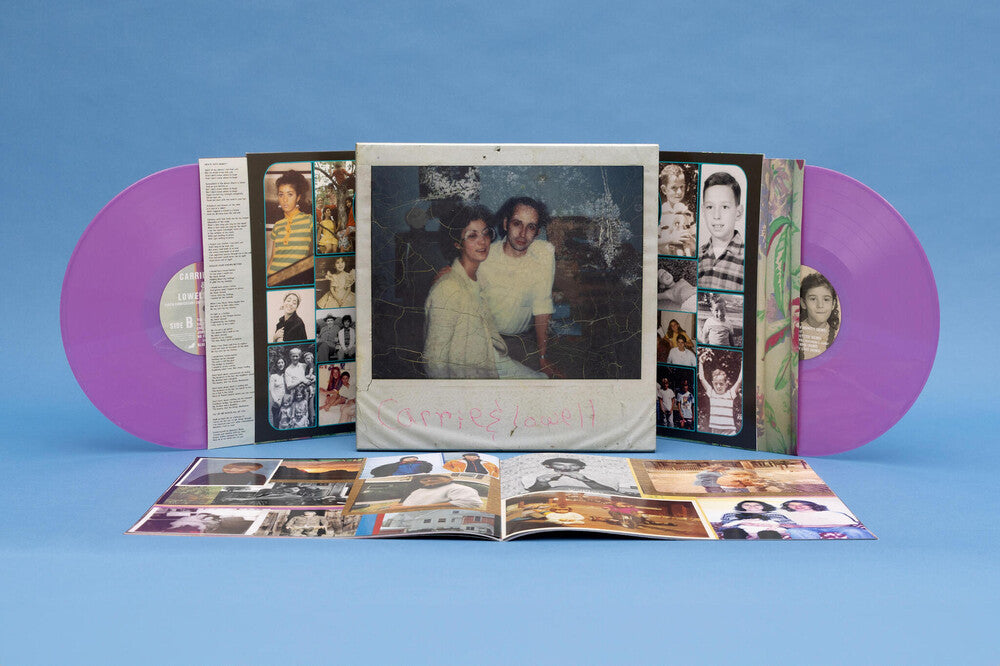 the album cover for Sufjan Stevens - Carrie & Lowell (10th Anniversary Edition) [Indie Exclusive Violet 2LP]